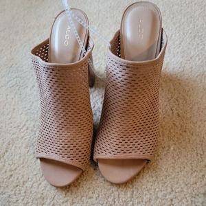 Brand New Aldo open toe mules 10